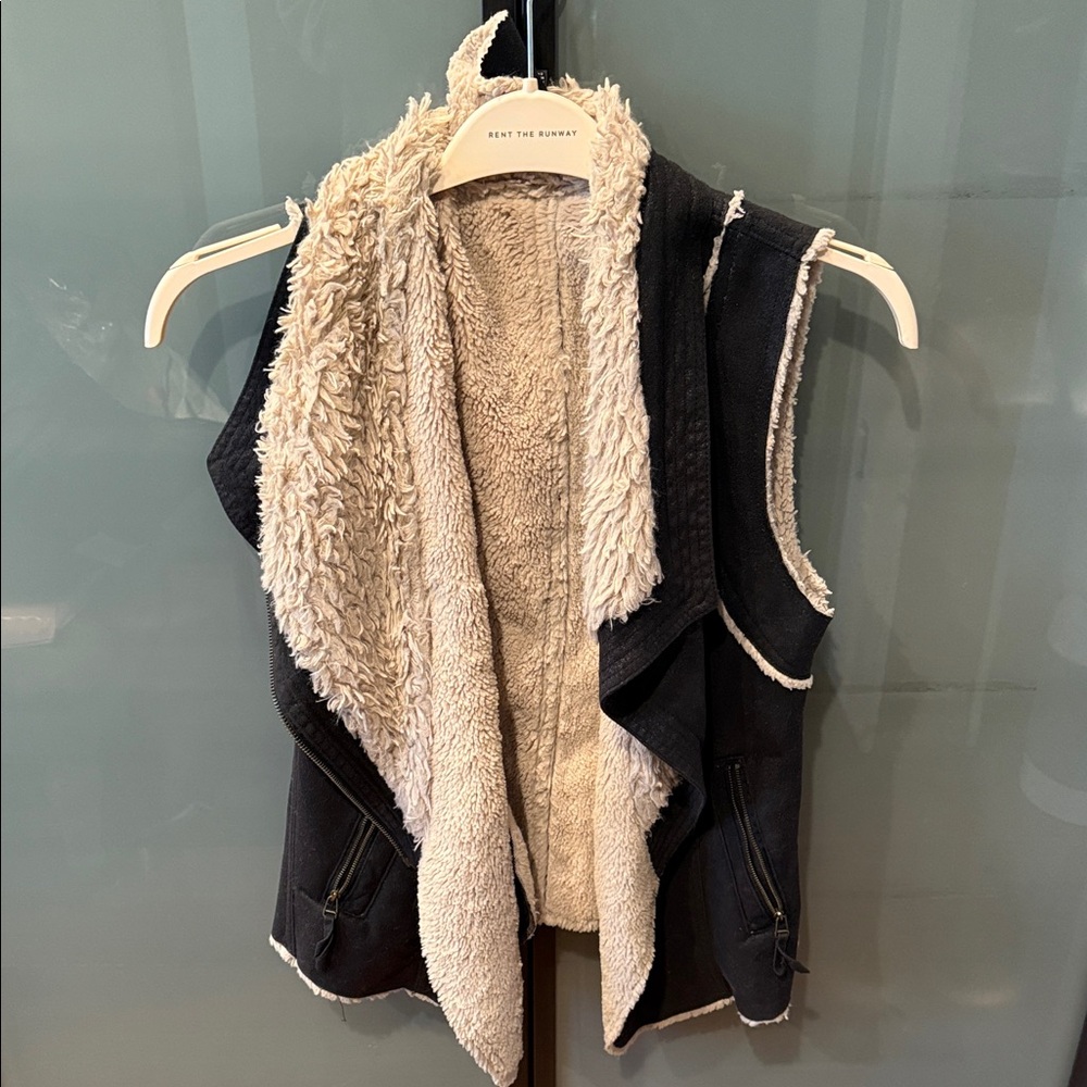 Black and Cream Vest
